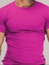 Мужская облегающая футболка с круглым вырезом
