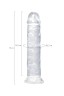 Прозрачный фаллоимитатор Chard - 18 см.