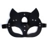 Оригинальная черная маска «Кошка» с ушками